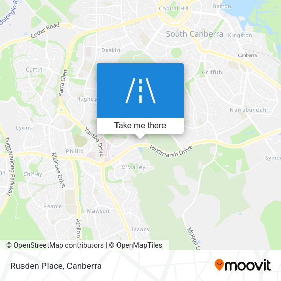 Rusden Place map