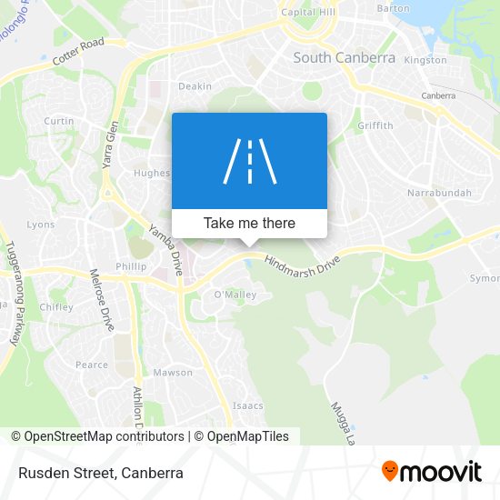 Rusden Street map