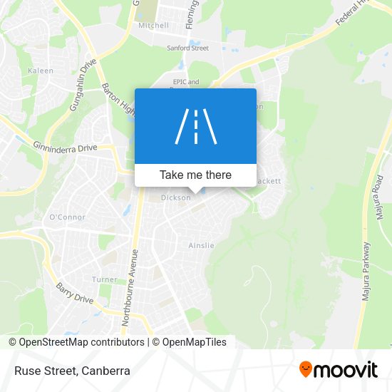 Ruse Street map