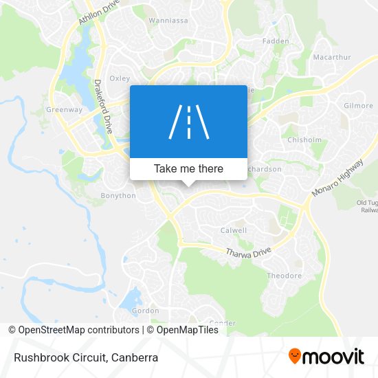 Rushbrook Circuit map