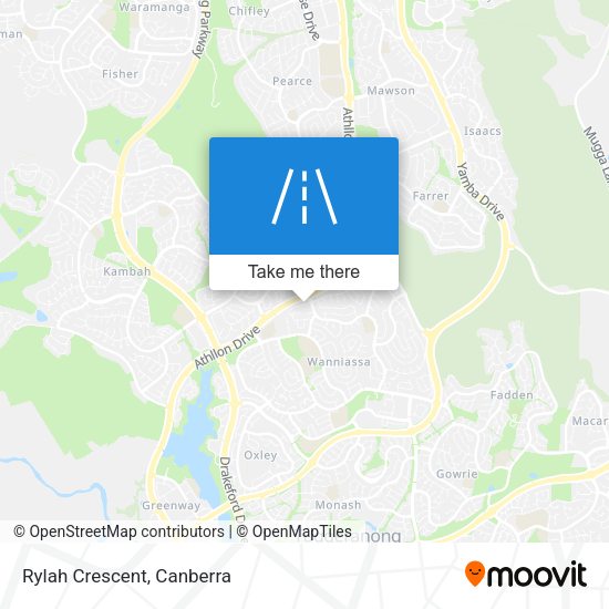 Rylah Crescent map