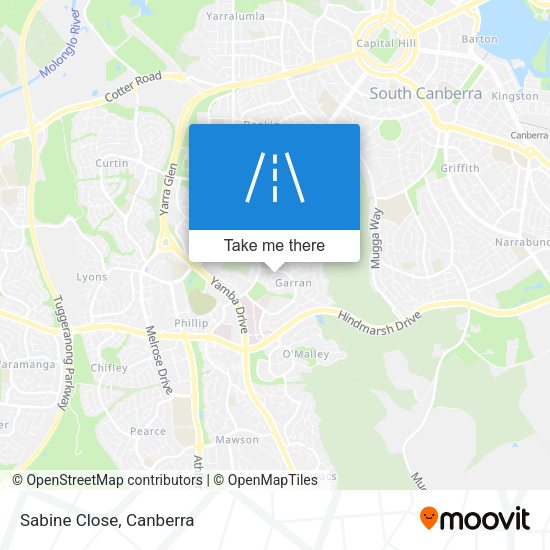 Sabine Close map