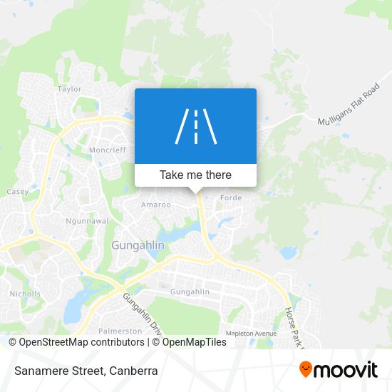 Sanamere Street map