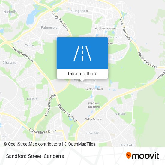 Sandford Street map