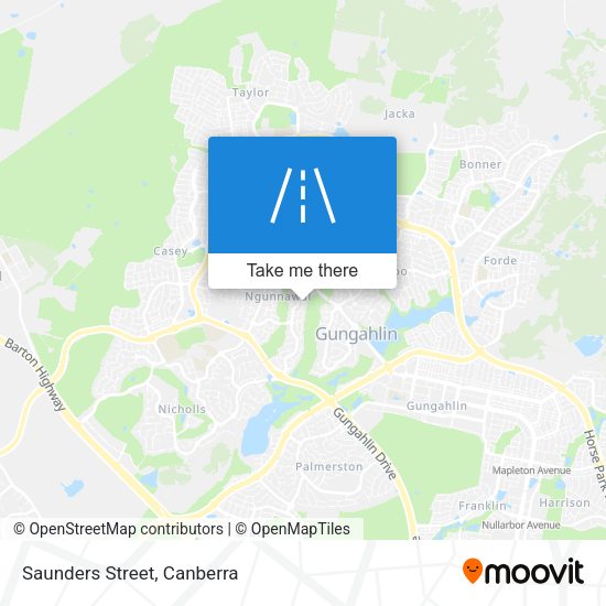 Saunders Street map