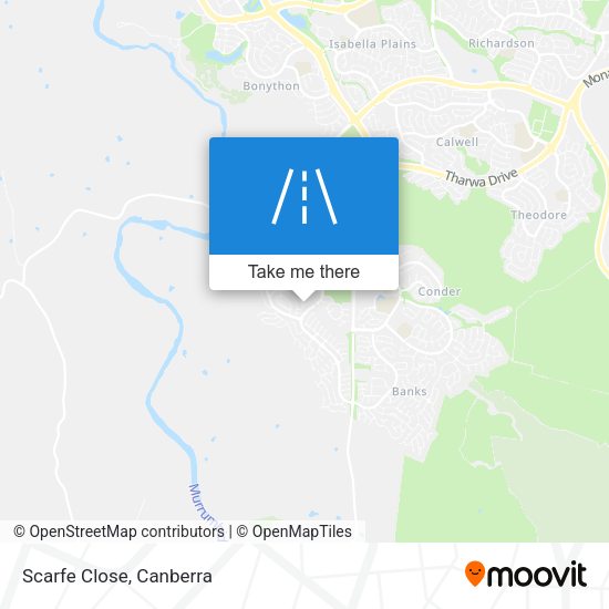 Scarfe Close map