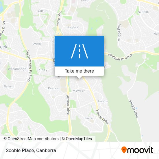 Scoble Place map