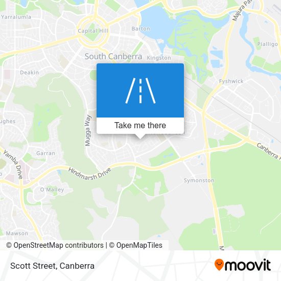 Scott Street map