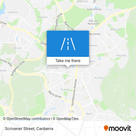 Scrivener Street map