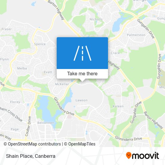 Shain Place map