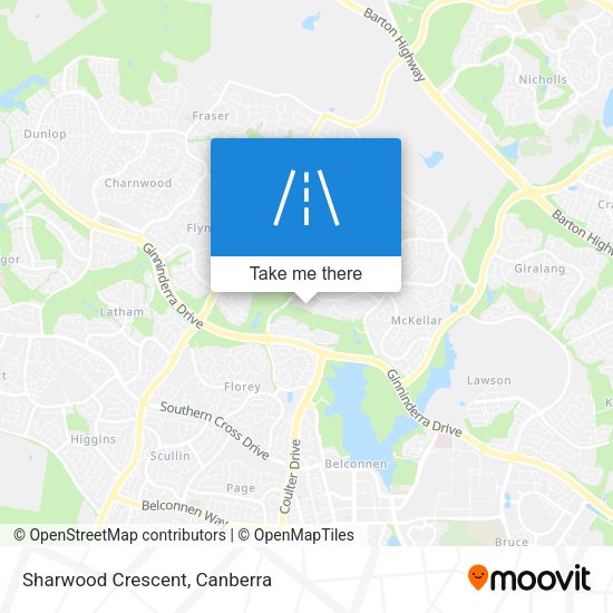 Sharwood Crescent map