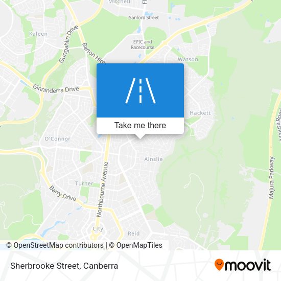 Sherbrooke Street map