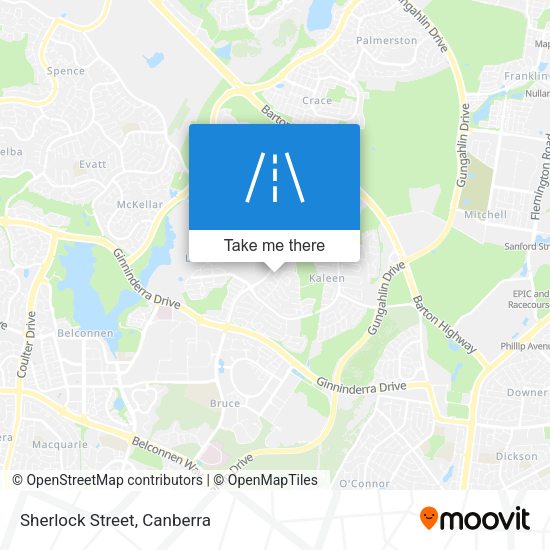 Sherlock Street map