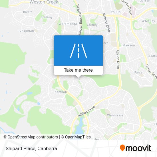 Shipard Place map