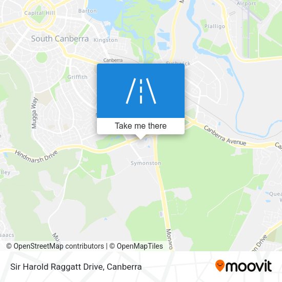 Sir Harold Raggatt Drive map