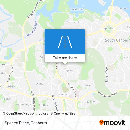 Spence Place map
