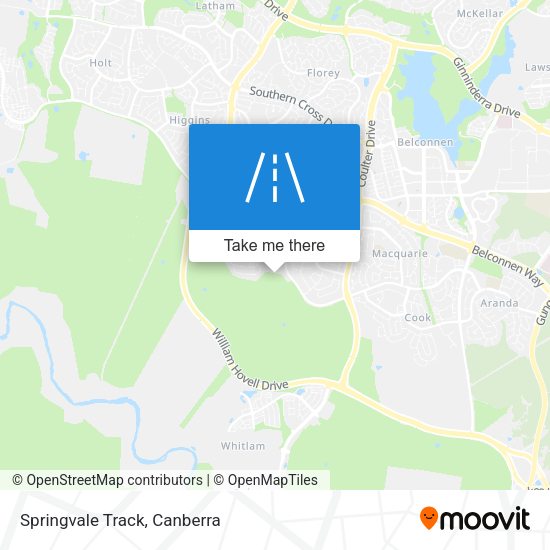 Springvale Track map
