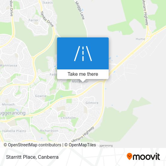 Starritt Place map