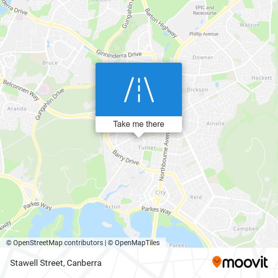 Stawell Street map