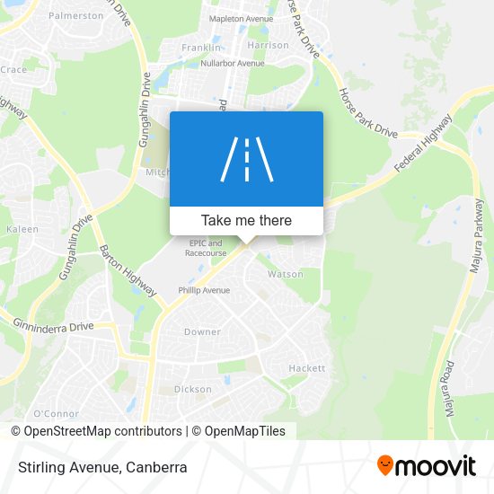Stirling Avenue map