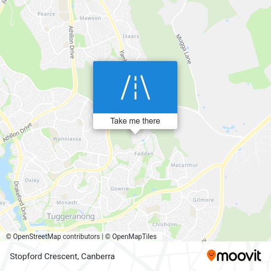 Stopford Crescent map