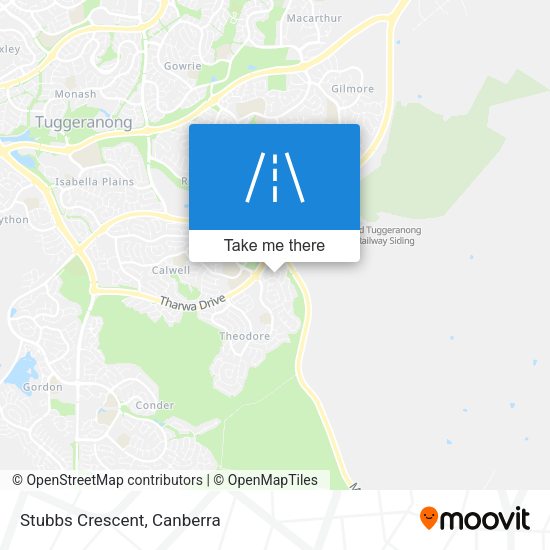 Stubbs Crescent map