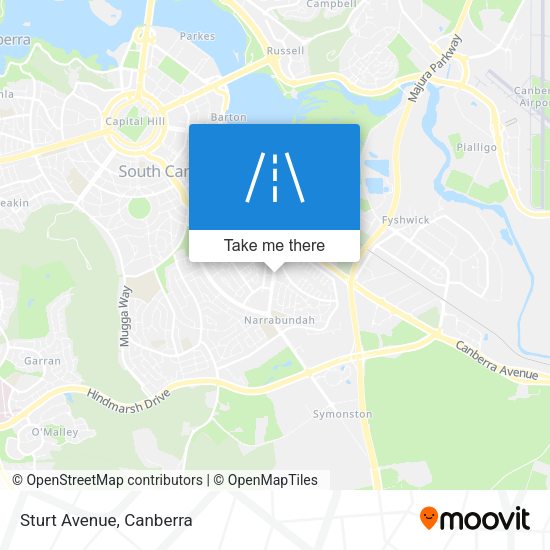Sturt Avenue map