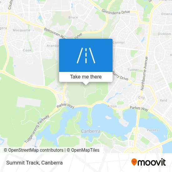 Mapa Summit Track