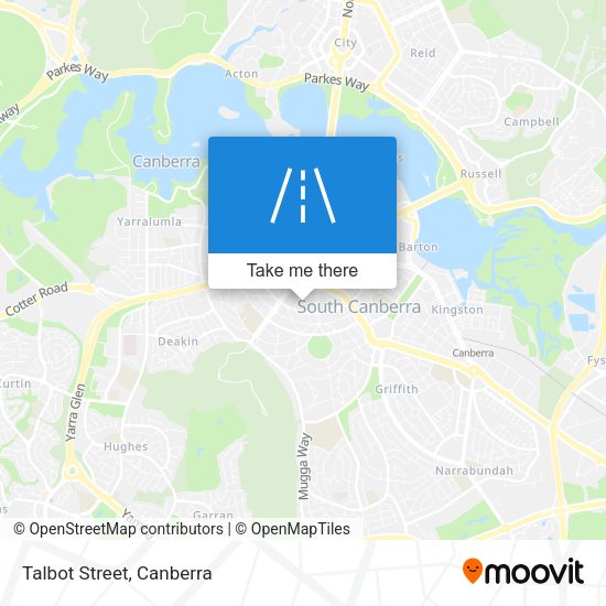Talbot Street map