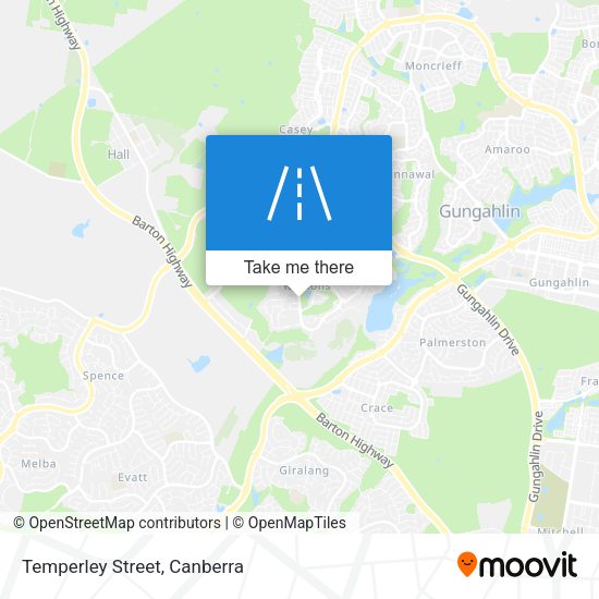 Temperley Street map