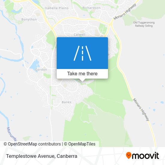 Templestowe Avenue map