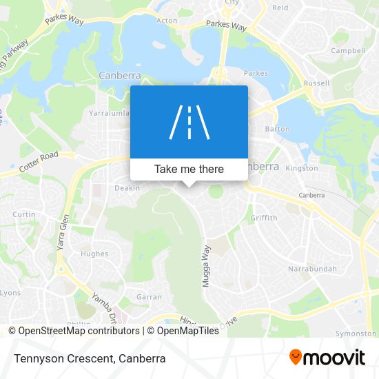 Tennyson Crescent map