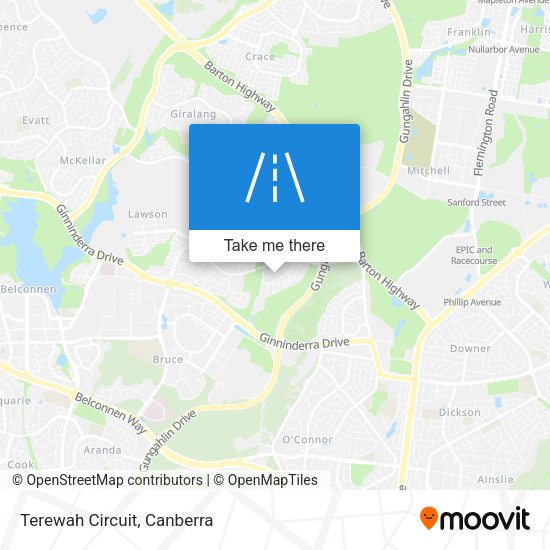 Terewah Circuit map