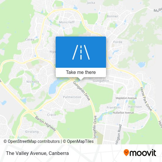 The Valley Avenue map