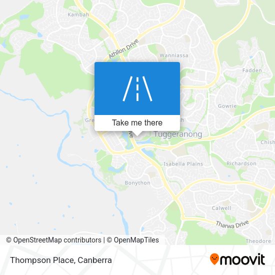 Thompson Place map