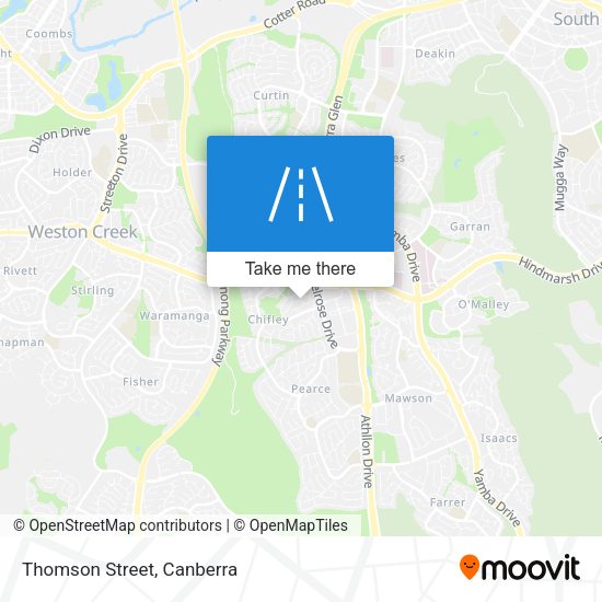 Thomson Street map