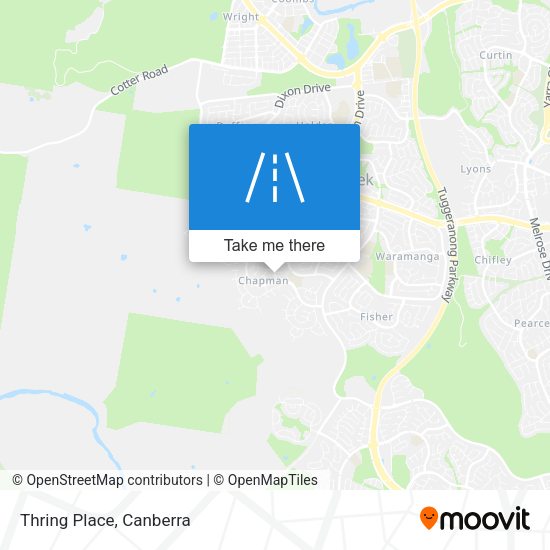 Thring Place map