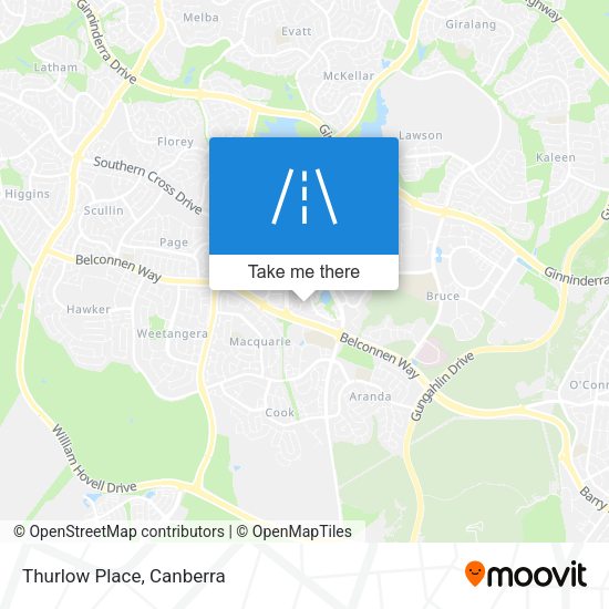 Thurlow Place map