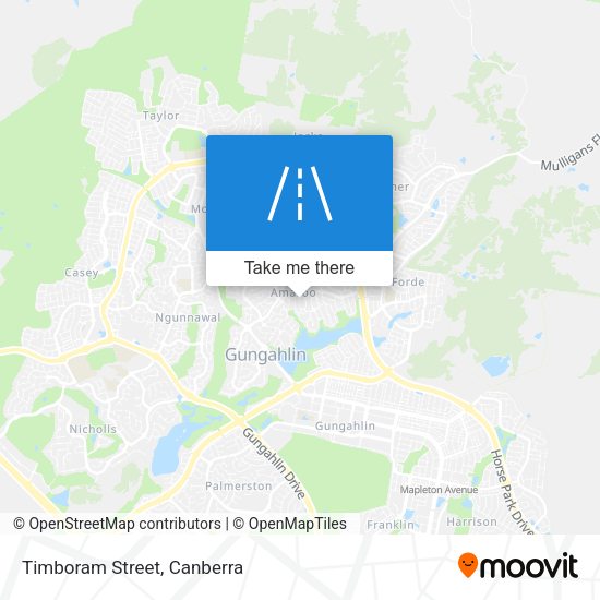 Timboram Street map