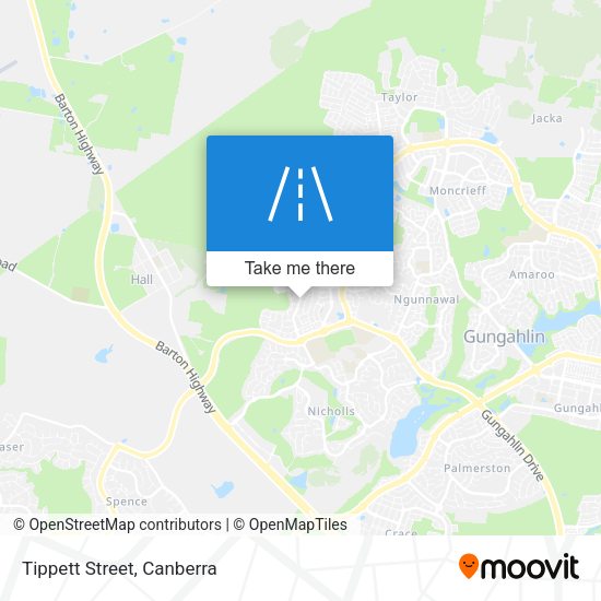 Tippett Street map