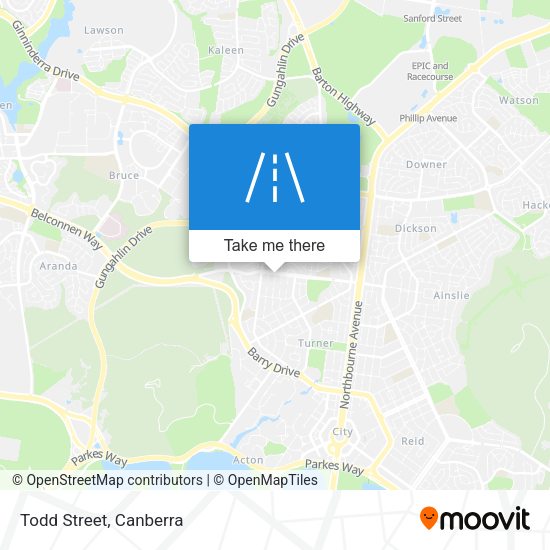 Todd Street map