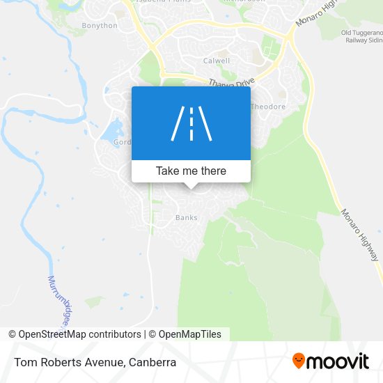 Tom Roberts Avenue map