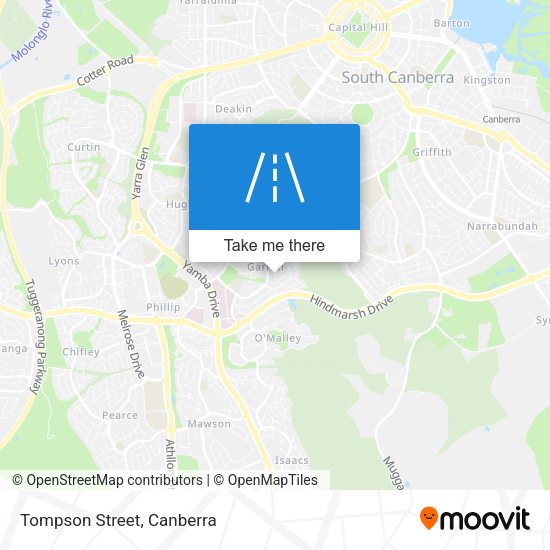 Tompson Street map