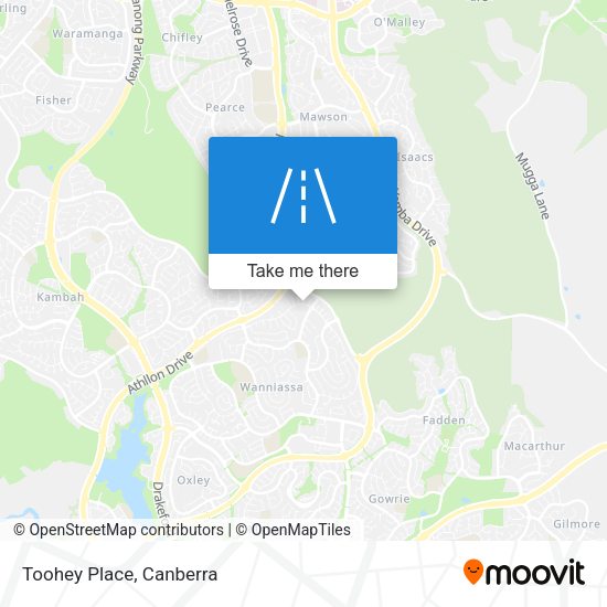 Toohey Place map