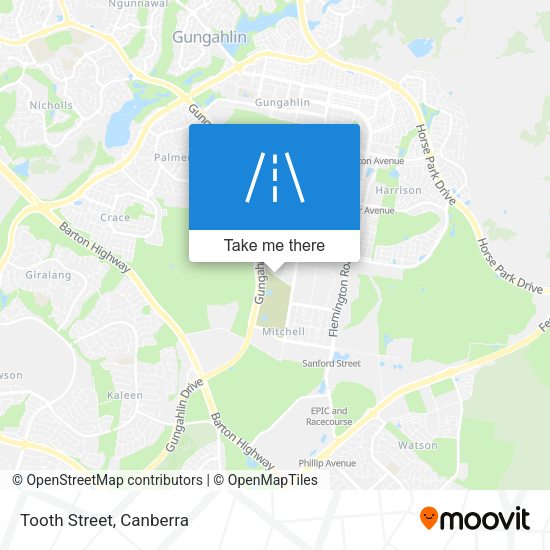 Tooth Street map