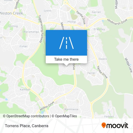 Torrens Place map