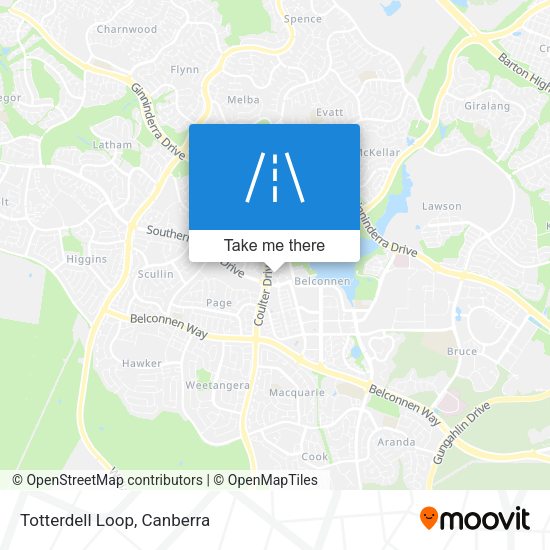 Totterdell Loop map