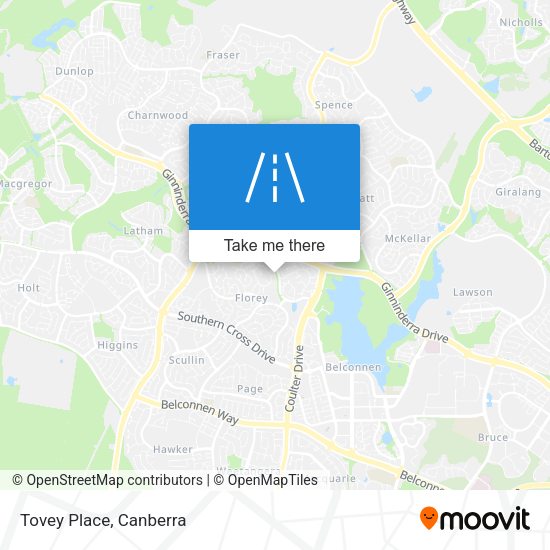 Tovey Place map
