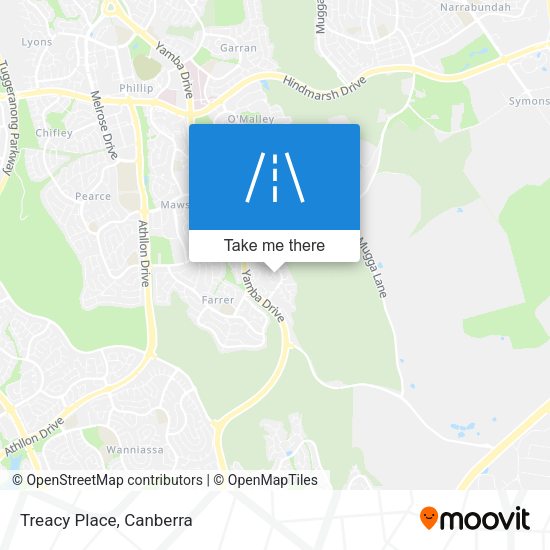 Treacy Place map
