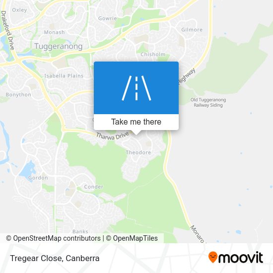 Tregear Close map